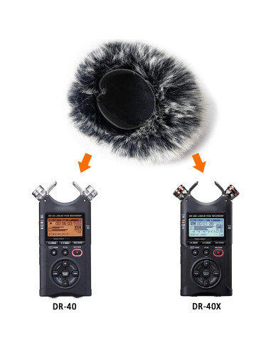 Filtro de Viento SUNMON para Micrófono Tascam DR-40X