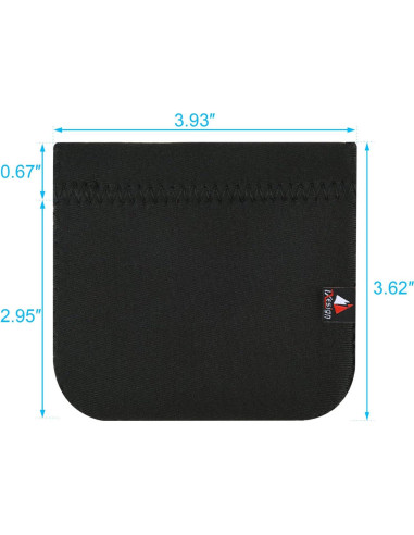 Estuche de neopreno Lightning Power para auriculares 10x10 cm