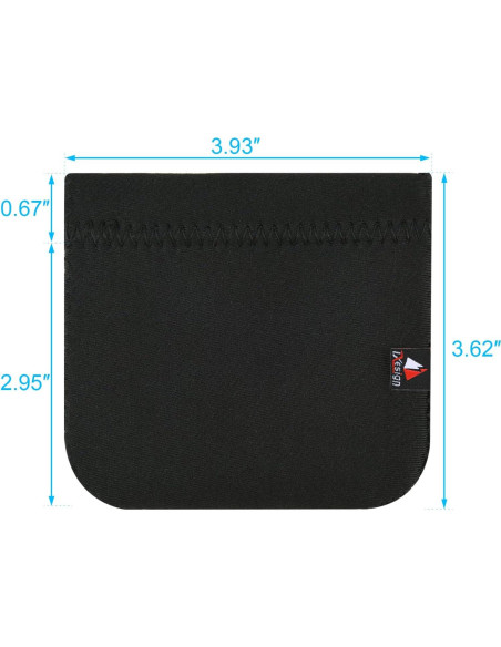 Estuche de neopreno Lightning Power para auriculares 10x10 cm