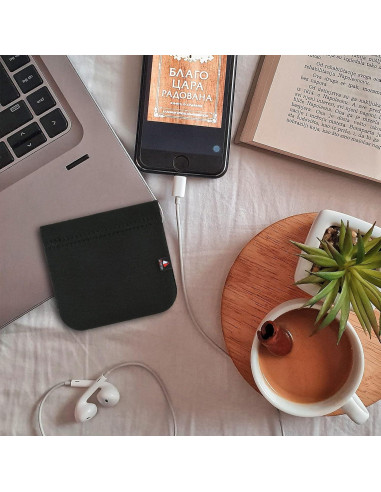 Estuche de neopreno Lightning Power para auriculares 10x10 cm