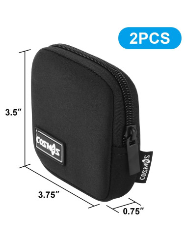 Bolsa de Almacenamiento de Viaje CM - 2 Pcs Estuche Negro