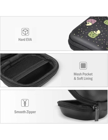 Funda Dura para Auriculares MAYCARI Erizo Mini EVA