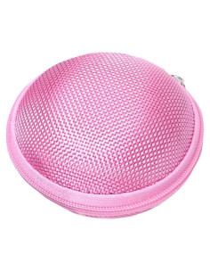 Estuche de Viaje Compacto Rosa WLngtv - Funda Dura para Auriculares