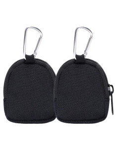 Paquete de 2 Bolsas Tácticas Mini LZBMIEF Nylon Negro