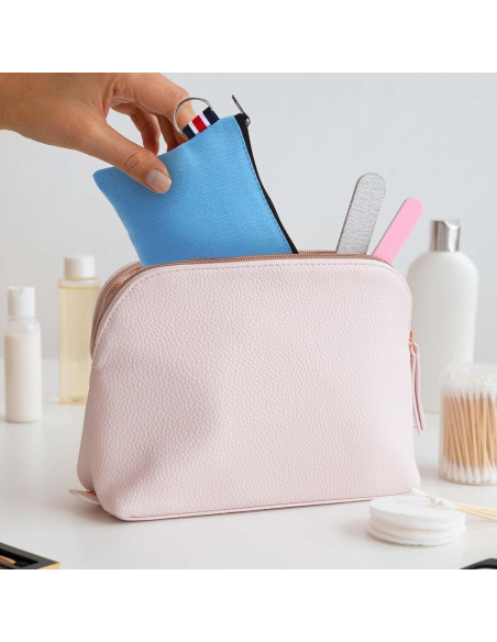 3 Bolsas de Lona con Cremallera FdcZeyxior - 10.8x11.8 cm