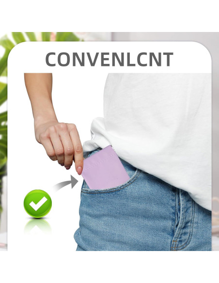 2 Fundas de Almacenamiento para Auriculares PU Flylin Morado