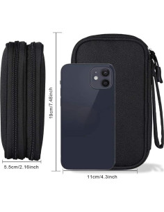 Bolsa Organizadora de Cables Genérico Doble Capa Impermeable 2