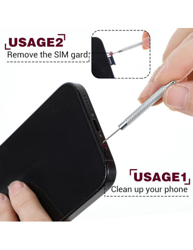 16 Piezas Herramientas de Extracción de Tarjeta SIM AOZUO