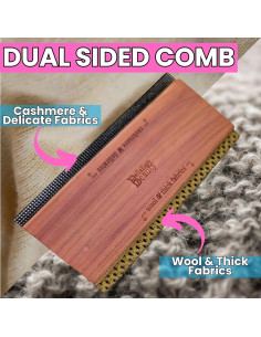 Peine de Cachemira Bellaeasybeauty - Elimina Pelusas y Bolitas 2