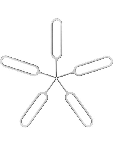 Herramienta de Extracción de SIM Granvela - 5 Piezas Acero Inoxidable