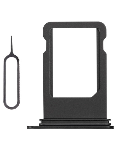 Adaptador de Tarjeta SIM para iPhone 8 Plus Risidamoy Negro