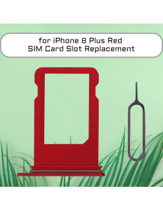 Bandeja SIM Rojo para iPhone 8 Plus A1864 A1897 A1898 2