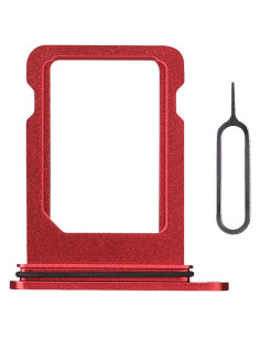 Bandeja de tarjeta SIM roja Risidamoy para iPhone 12 Mini