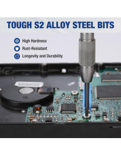 Set de Destornilladores Magnéticos WORKPRO 6 Piezas S2 2