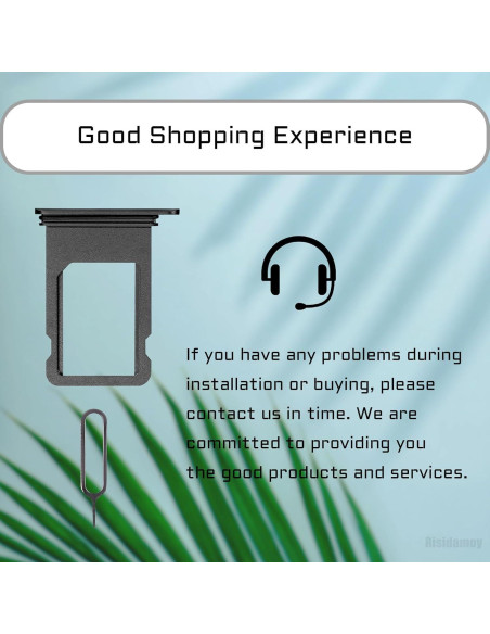 Bandeja de Tarjeta SIM para iPhone 8 Risidamoy - Gris Espacial