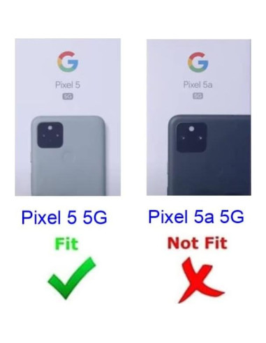 Bandeja SIM Reemplazo PHONSUN para Google Pixel 5 Negro