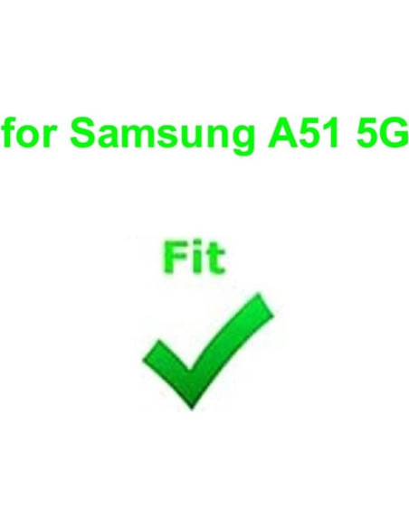 Bandeja de tarjeta SIM PHONSUN para Samsung Galaxy A51 5G - Negro