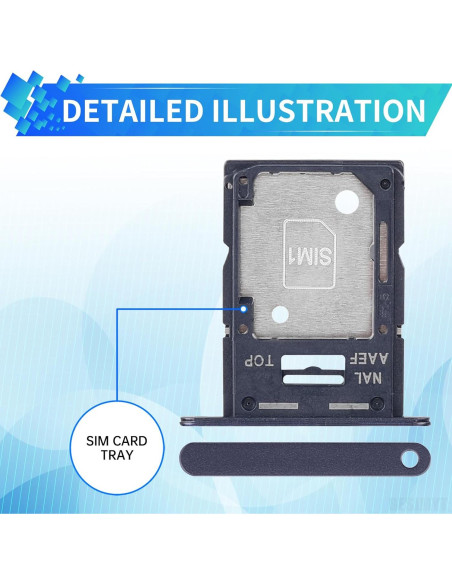 Bandeja de tarjeta SIM Samsung Galaxy A15 SM-A155F Negra