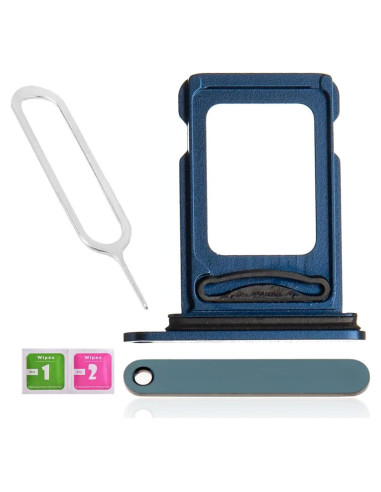 Bandeja de Tarjeta SIM Doble LNONLS para iPhone 12 Pro Max Azul