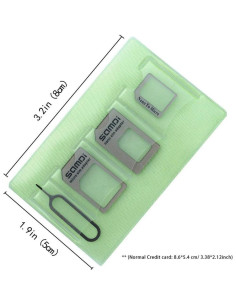 Kit Adaptador Tarjeta SIM Samdi Oro - Nano, Micro y Estándar 2