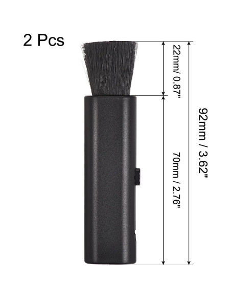 Cepillo de Limpieza Telescópico PATIKIL - 2 Unidades Negro