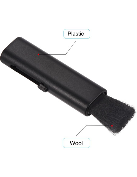 Cepillo de Limpieza Telescópico PATIKIL - 2 Unidades Negro