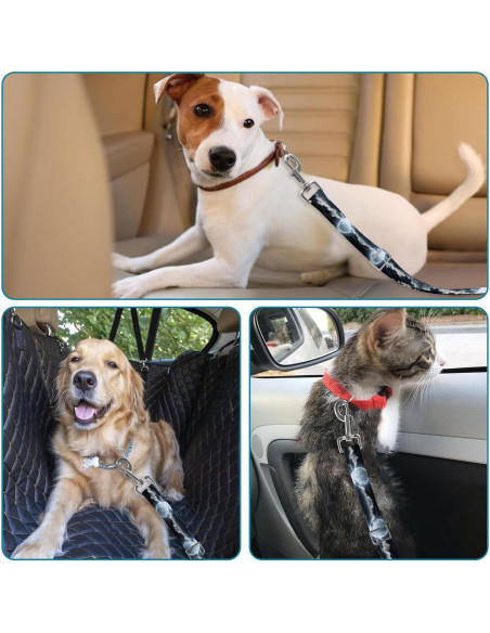 Cinturón de seguridad ajustable para mascotas HCYPCV 50.8-83.8 cm