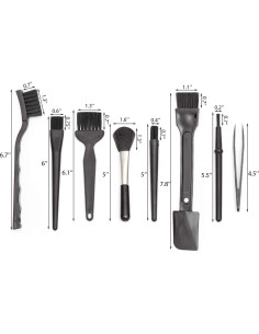 Kit de Cepillos Antiestáticos Omixe para Teclados y Laboratorios - 8 Unidades 2