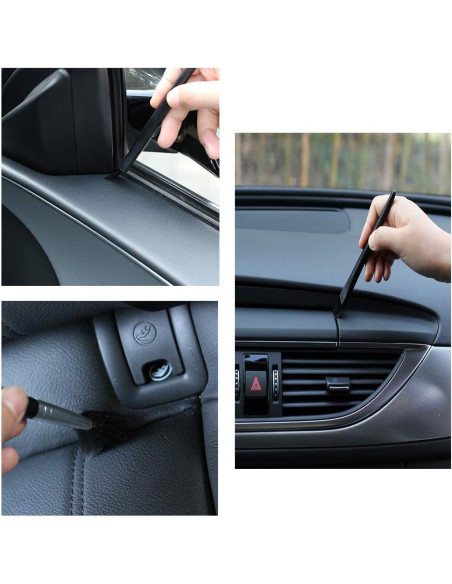 Kit de Cepillos Antiestáticos Omixe para Teclados y Laboratorios - 8 Unidades