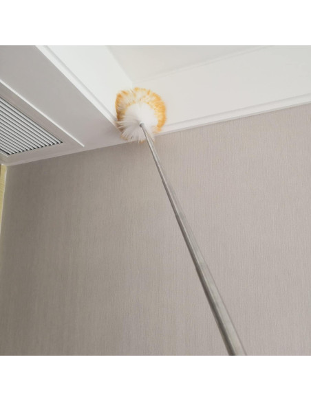 Duster de lana de cordero MKUN con mango extensible 114.3 cm