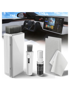 Kit Limpiador de Pantallas de Coche Maxsure - Spray y Toallitas