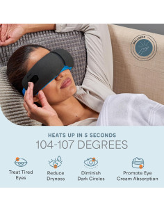 Masajeador de Ojos LifePro Calentado con Bluetooth y 4 Modos 2