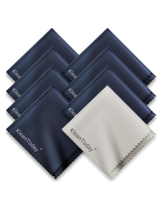 Paño de limpieza de microfibra KleanToday - Paquete de 8 unidades