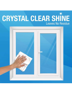 Toallitas Milagrosas para Vidrio - 60 Unidades Sin Rayas 2