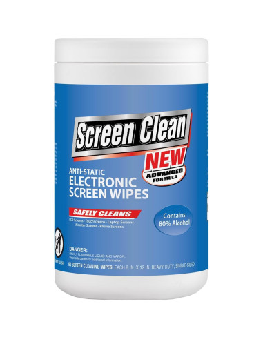 Toallitas Antiestáticas Zenex para Pantallas - 180 Hojas