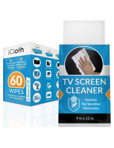 Toallitas de limpieza iCloth XL - 60 unidades, sin pelusa, secado rápido