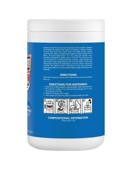 Toallitas Antiestáticas Zenex para Pantallas - 180 Hojas Toallitas Antiestáticas Zenex para Pantallas - 180 Hojas