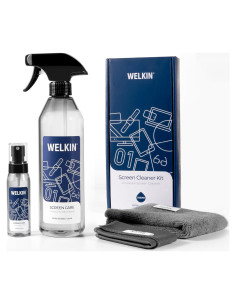 Kit de Spray Limpiador de Pantallas WELKIN 550ml + 60ml