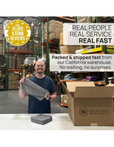 Toallas de Microfibra para Limpieza de Vidrio Auto 8-Pack