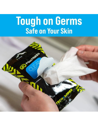 Toallitas de Limpieza Fortress para Electrónicos - Paquete de 3