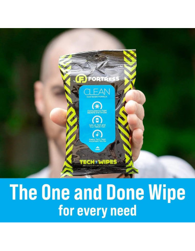 Toallitas de Limpieza Fortress para Electrónicos - Paquete de 3