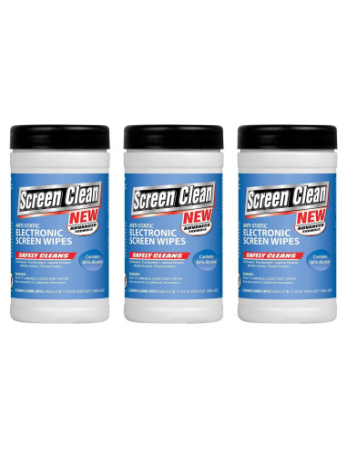 Toallitas Antiestáticas Zenex para Pantallas - 180 Hojas