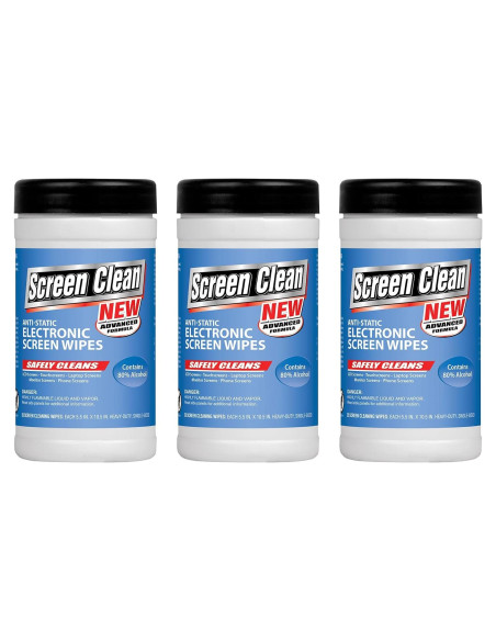 Toallitas Antiestáticas Zenex para Pantallas - 180 Hojas