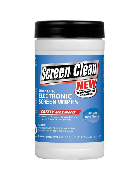 Toallitas Antiestáticas Zenex para Pantallas - 180 Hojas