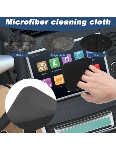 Paño de limpieza de pantalla de coche GEEHUA 10x10cm microfibra