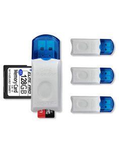 Lector de Tarjetas SD USB Wansurs - Paquete de 4 Unidades