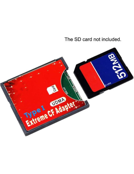 Adaptador CF Tipo I ChenYang para Tarjetas SDHC/SDXC 256GB