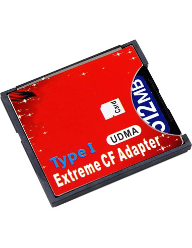 Adaptador CF Tipo I ChenYang para Tarjetas SDHC/SDXC 256GB
