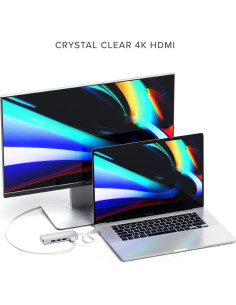 Adaptador Multiport USB-C Satechi V2 8 en 1 4K HDMI 115W 2