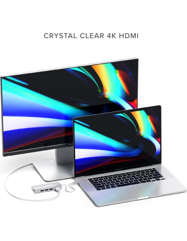 Adaptador Multiport USB-C Satechi V2 8 en 1 4K HDMI 115W